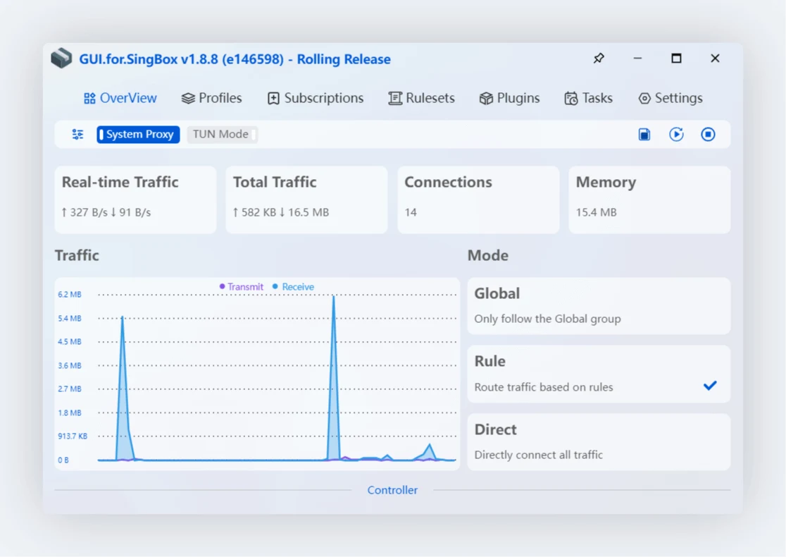 GUI.for.SingBox 官方界面预览 1
