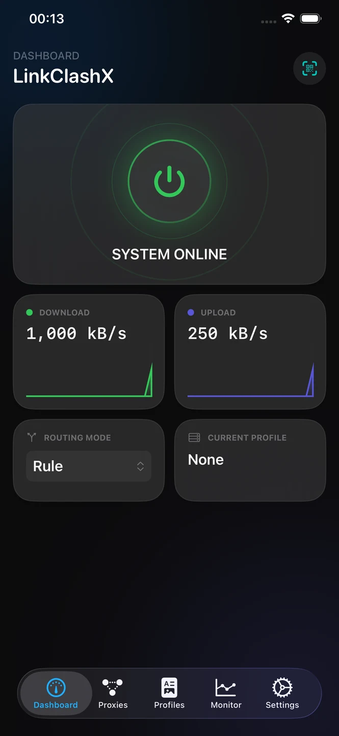 LinkClashX iPhone 官方界面预览 4