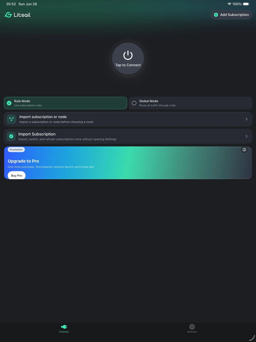 Litsail iPad 官方界面预览 5