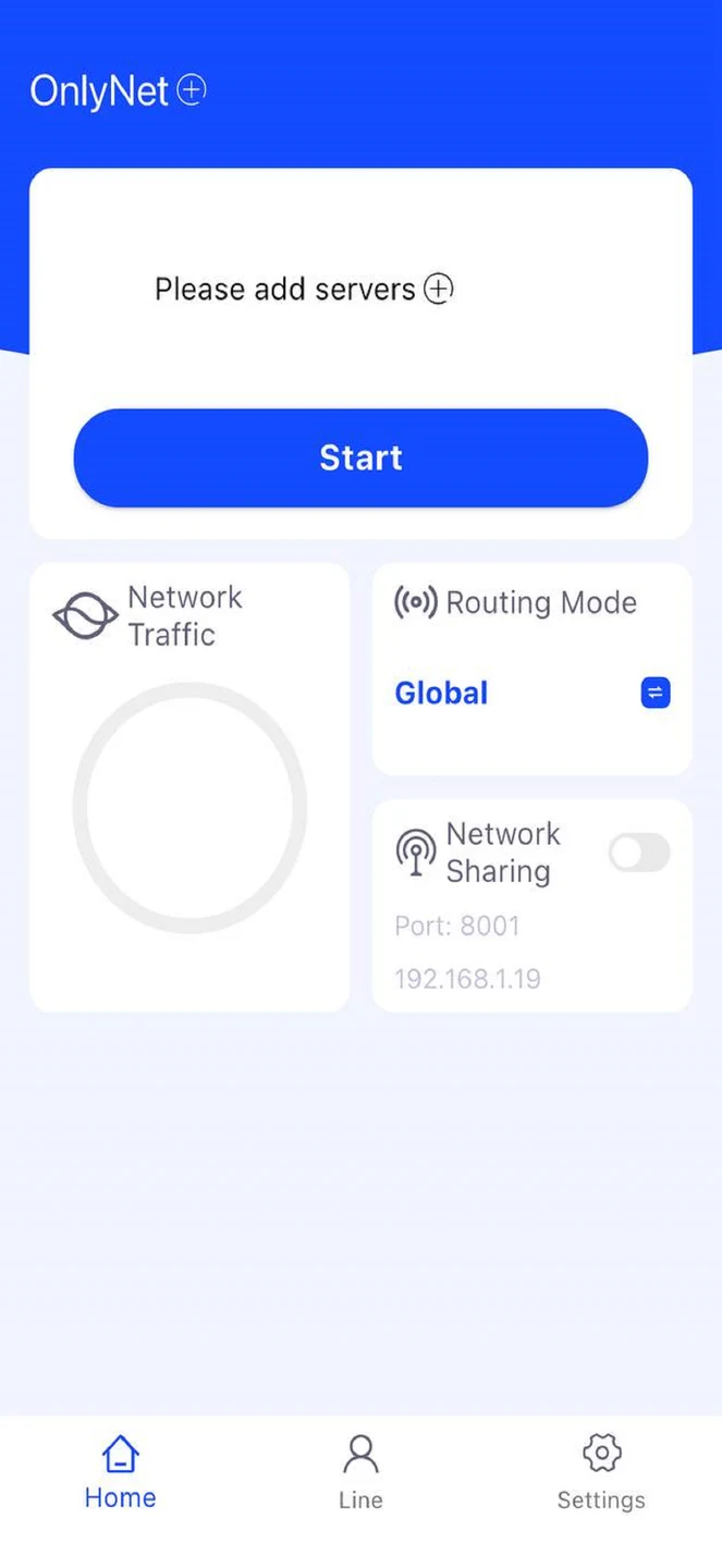 OnlyNet iPhone 官方界面预览 1