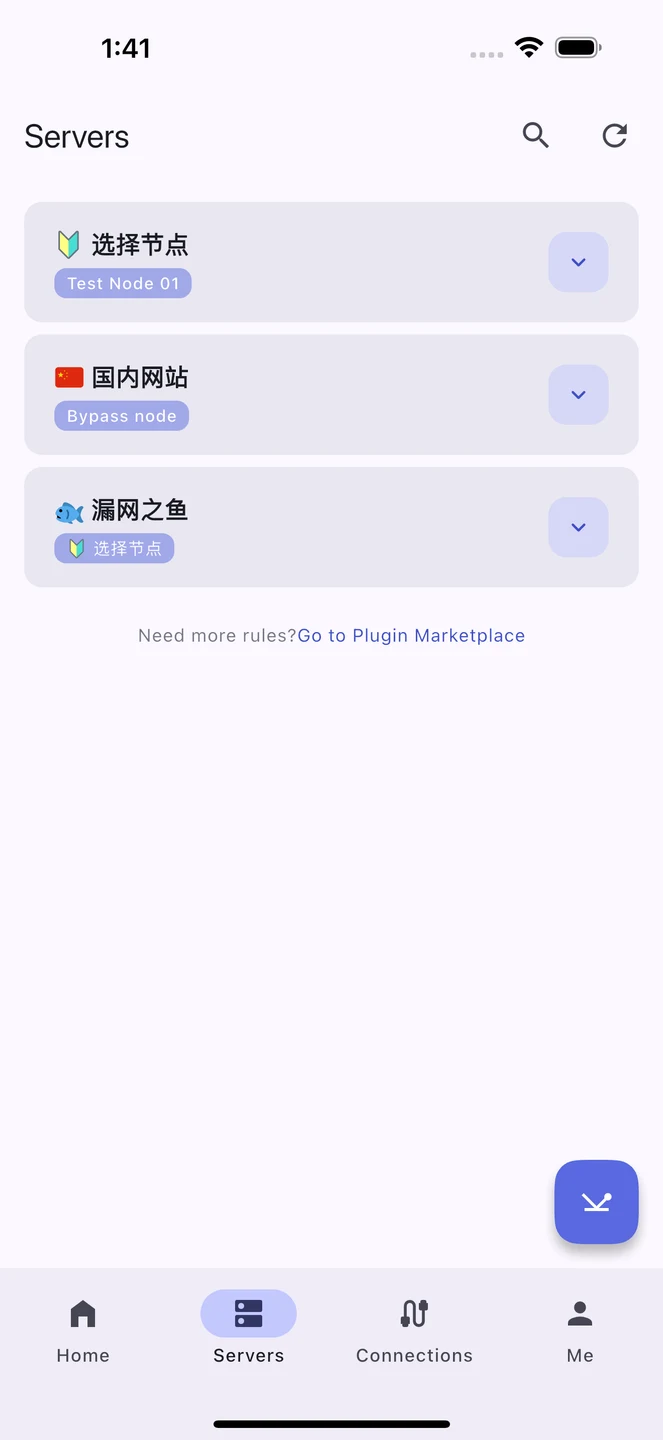 OpenVXS iPhone 官方界面预览 2