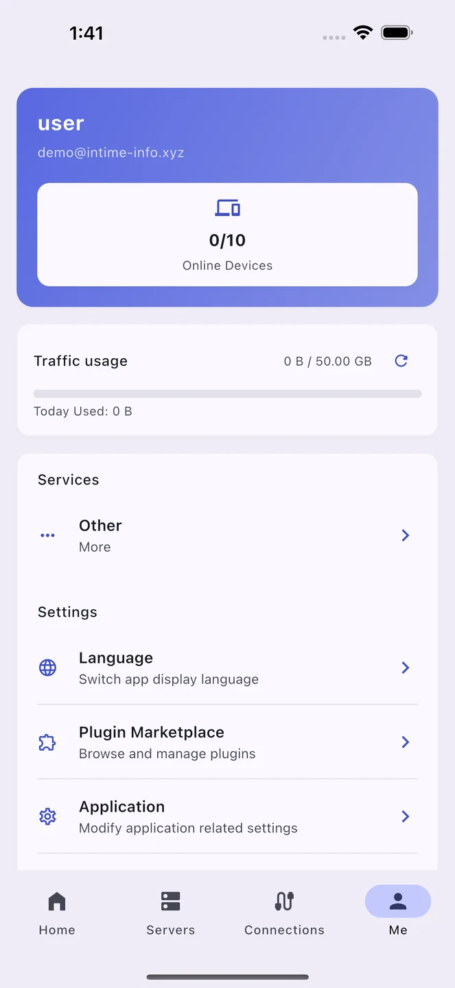 OpenVXS iPhone 官方界面预览 4