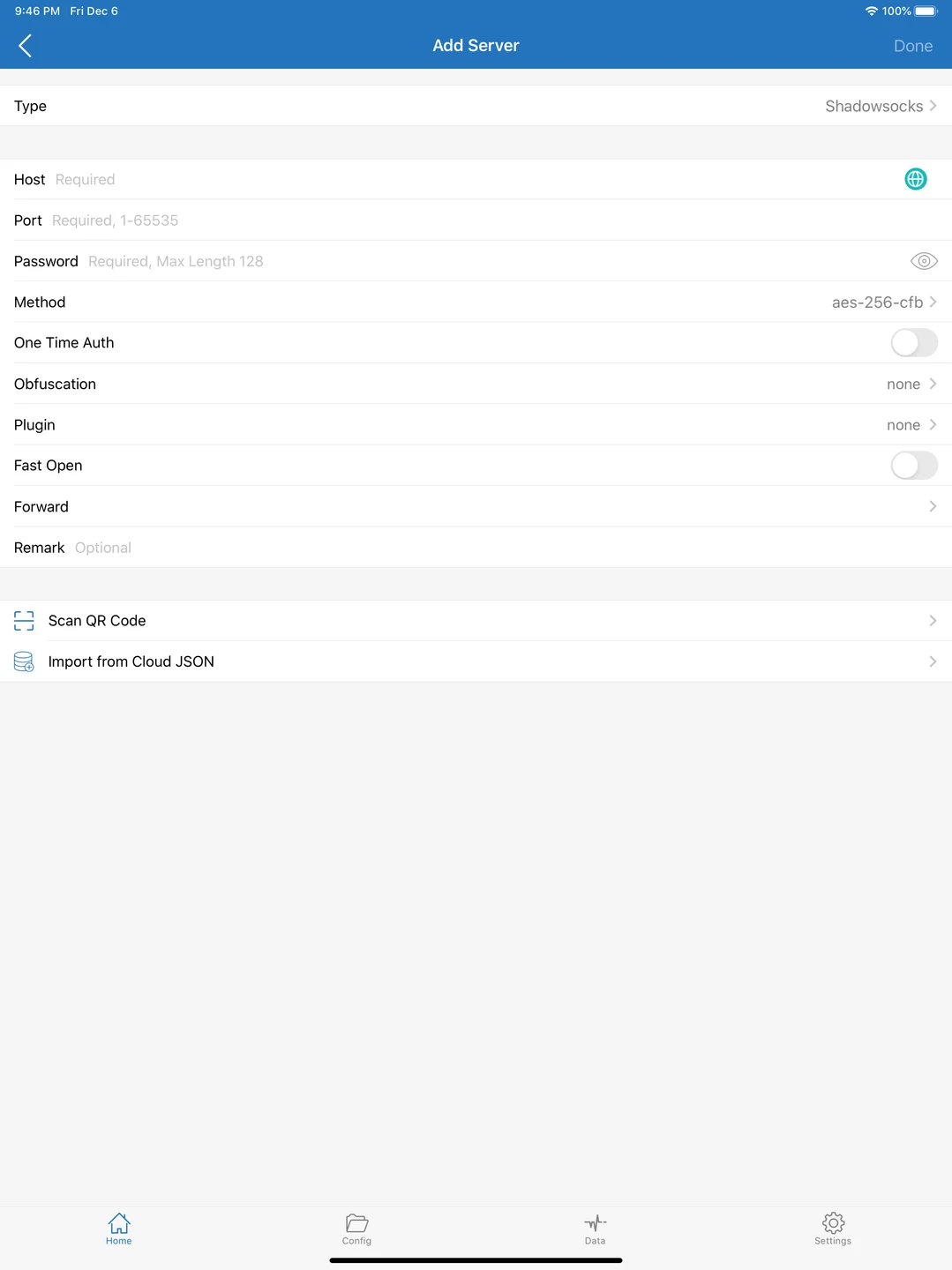 Shadowrocket iPad 官方界面预览 6