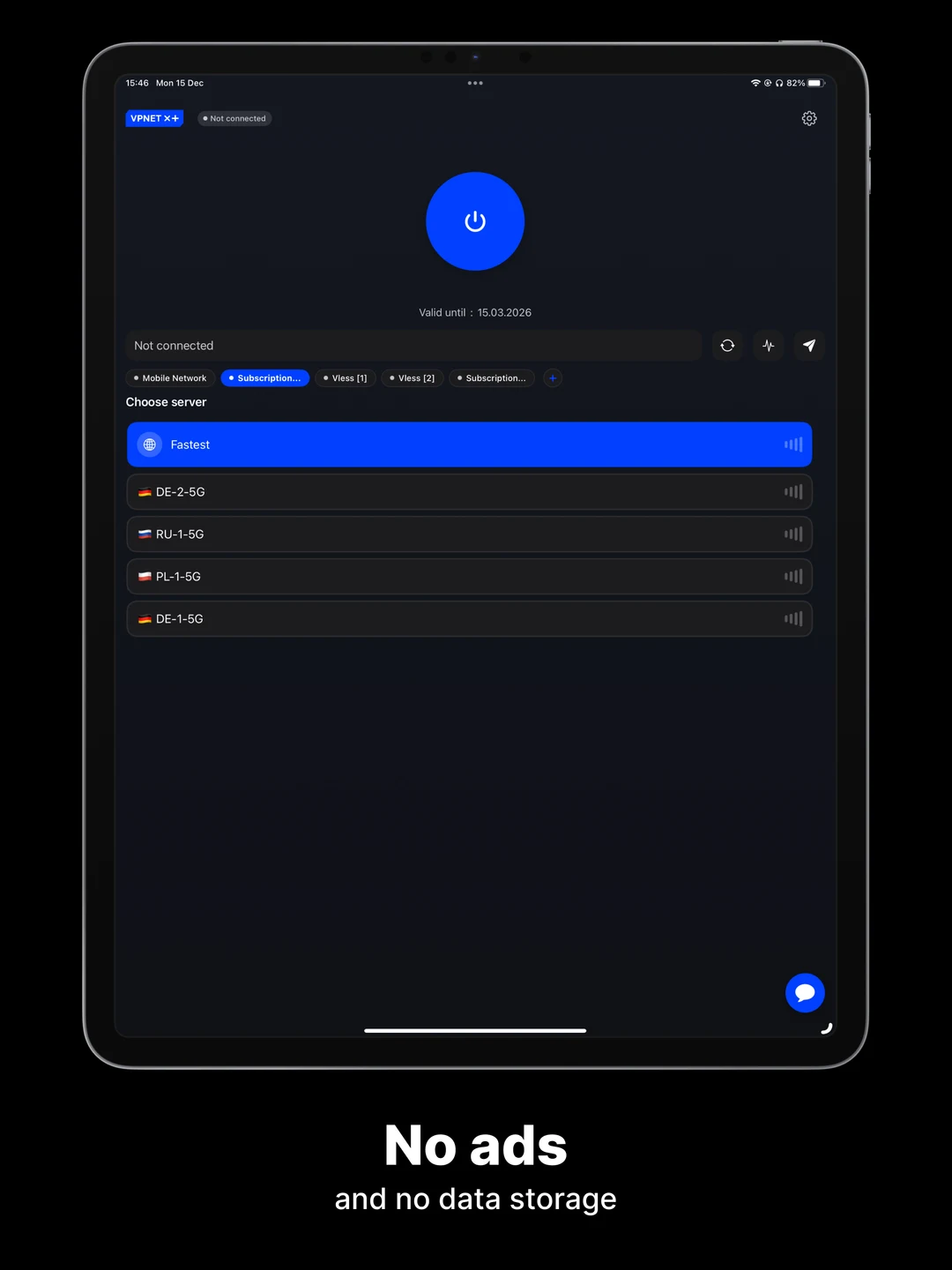 VPNET iPad 官方界面预览 6