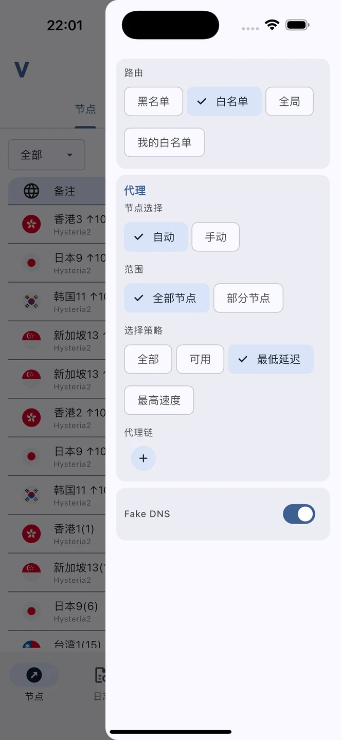 Vproxy iPhone 官方界面预览 4