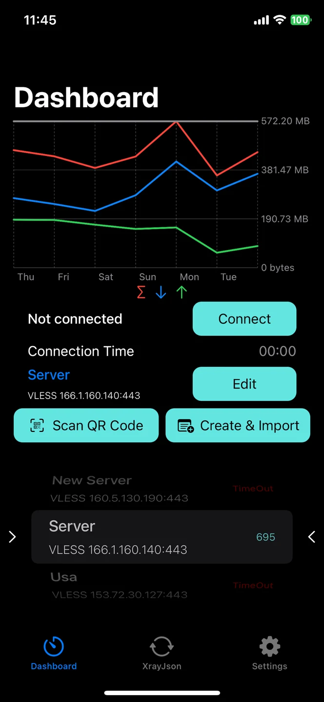 XRayClient iPhone 官方界面预览 1